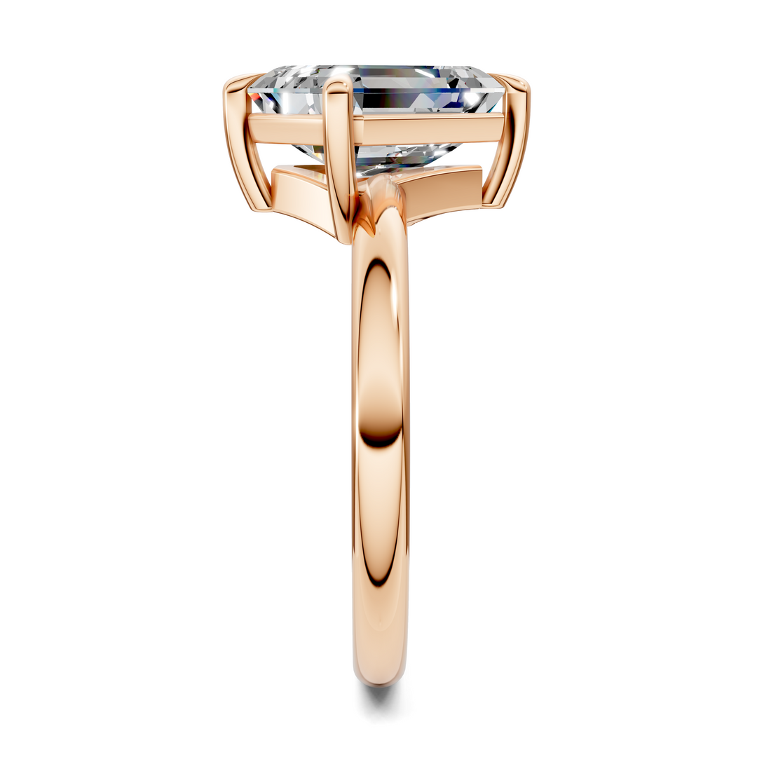 Annie Angled Solitaire Ring