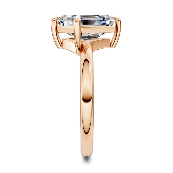 Annie Angled Solitaire Ring