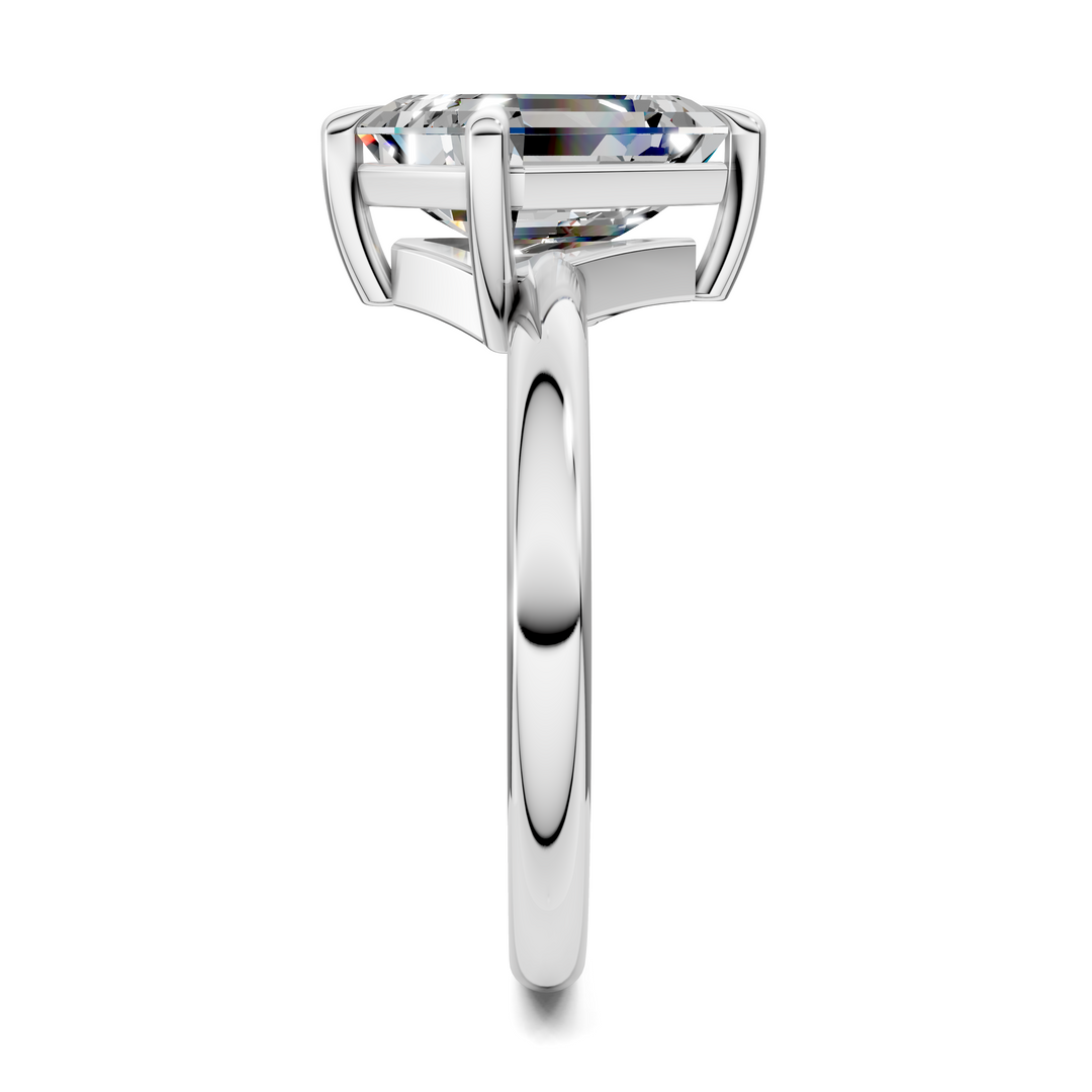 Annie Angled Solitaire Ring