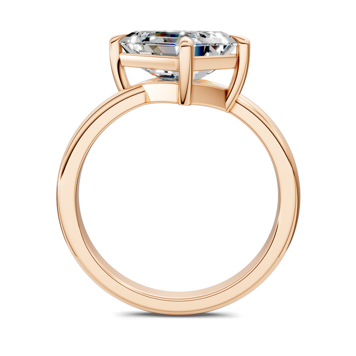 Annie Angled Solitaire Ring