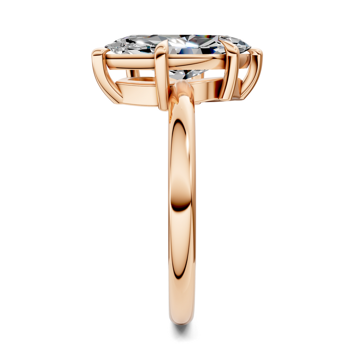 Annie Angled Solitaire Ring