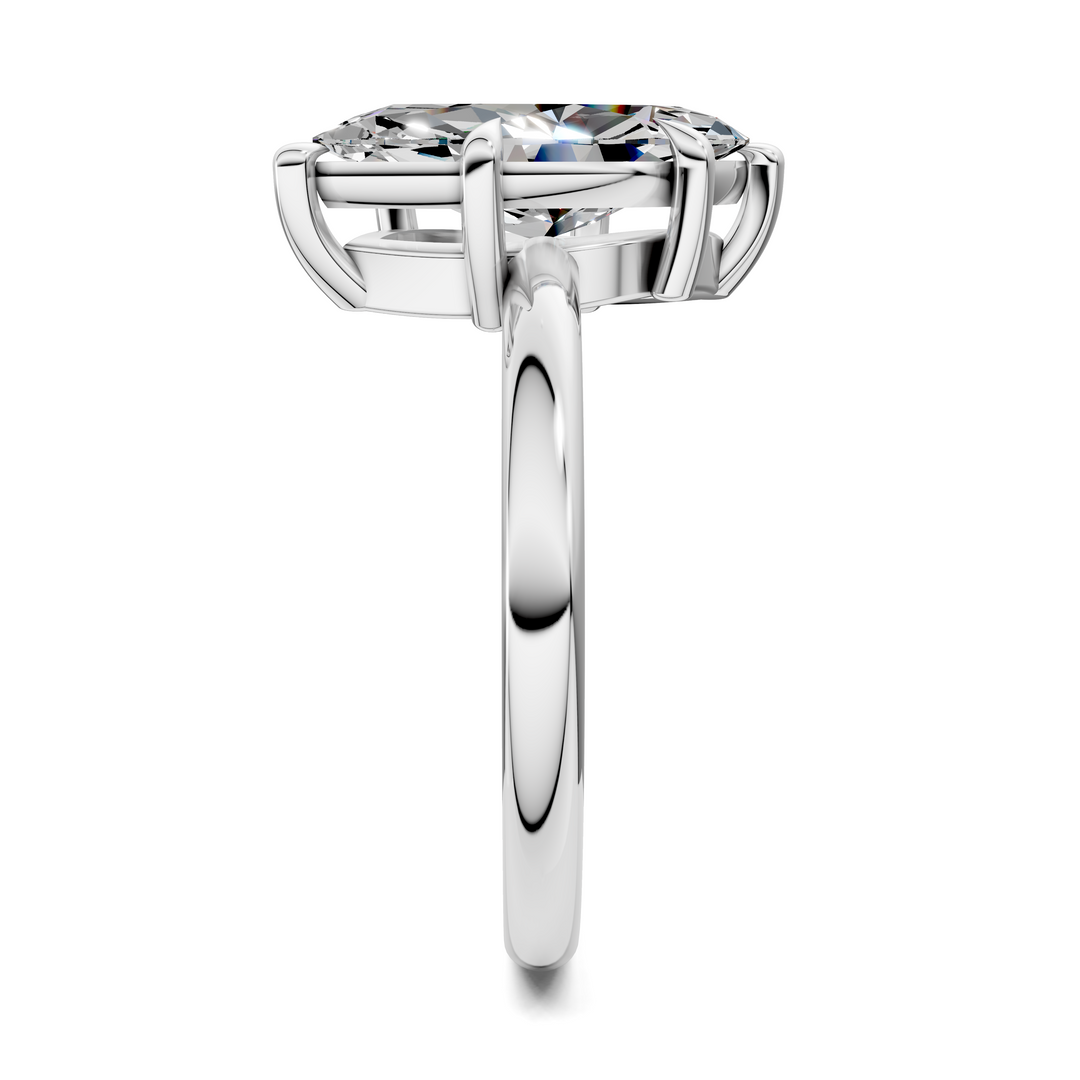 Annie Angled Solitaire Ring