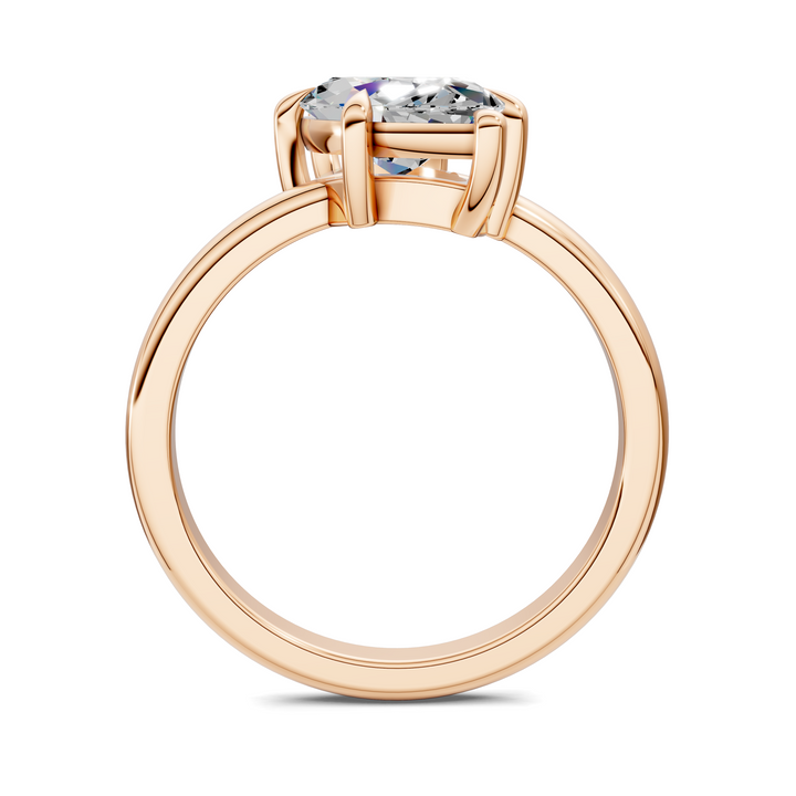 Annie Angled Solitaire Ring