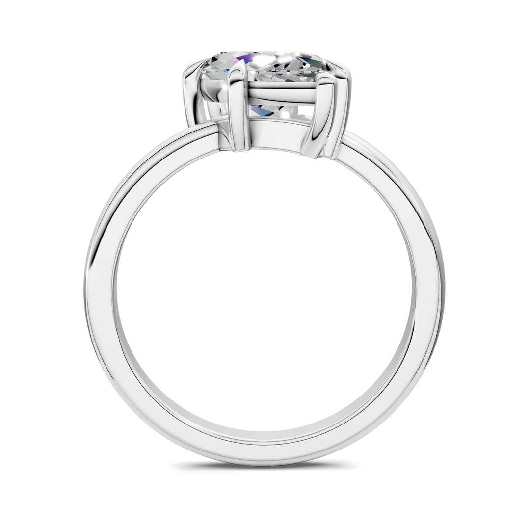 Annie Angled Solitaire Ring