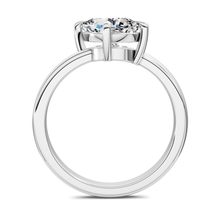 Annie Angled Solitaire Ring)
