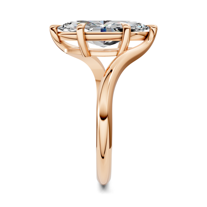 Sylvia Bypass Solitaire Ring