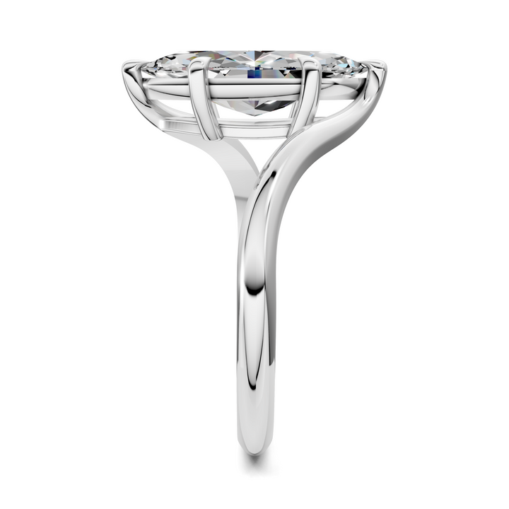 Sylvia Bypass Solitaire Ring
