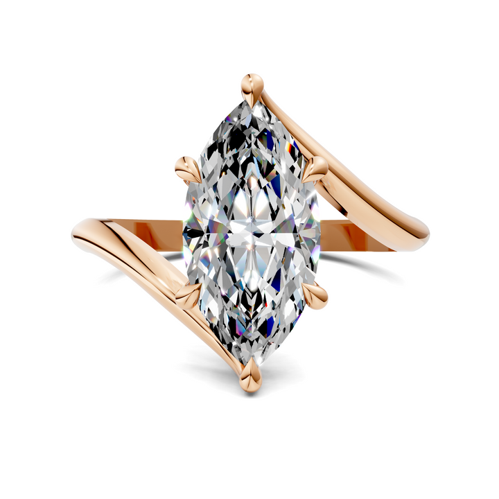 Sylvia Bypass Solitaire Ring