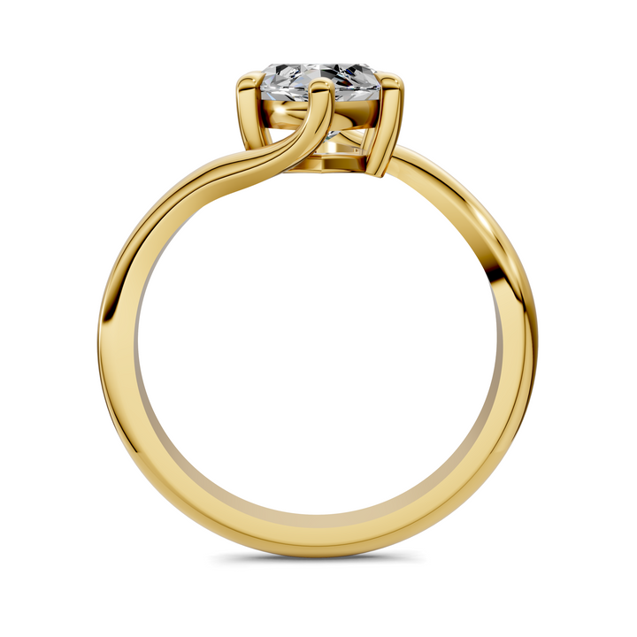 Sylvia Bypass Solitaire Ring