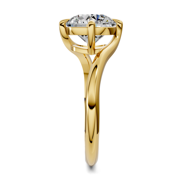 Sylvia Bypass Solitaire Ring