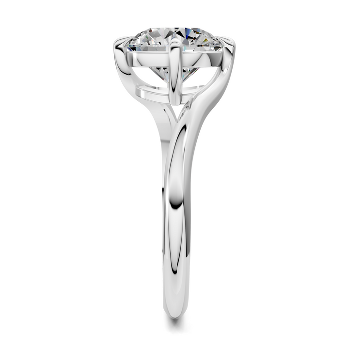 Sylvia Bypass Solitaire Ring