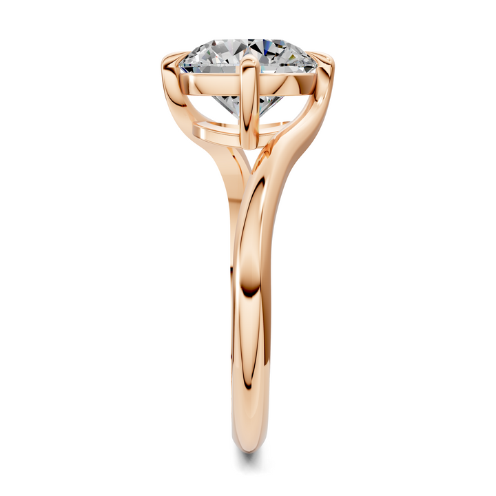 Sylvia Bypass Solitaire Ring