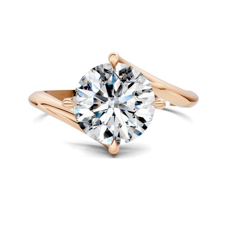 Sylvia Bypass Solitaire Ring