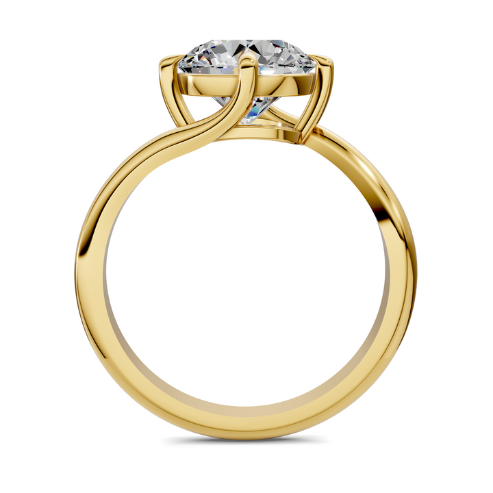 Sylvia Bypass Solitaire Ring