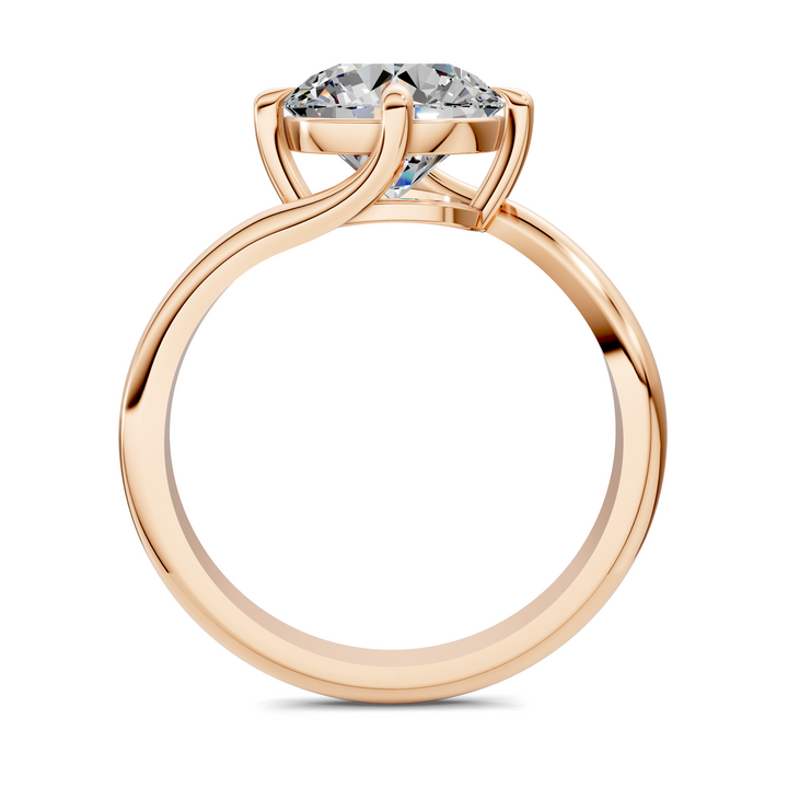 Sylvia Bypass Solitaire Ring