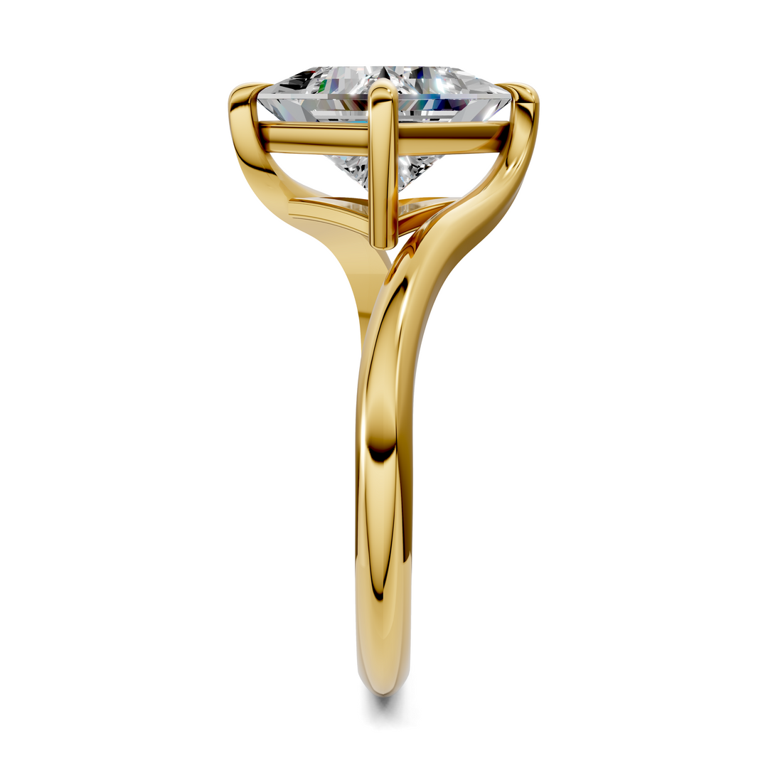 Sylvia Bypass Solitaire Ring