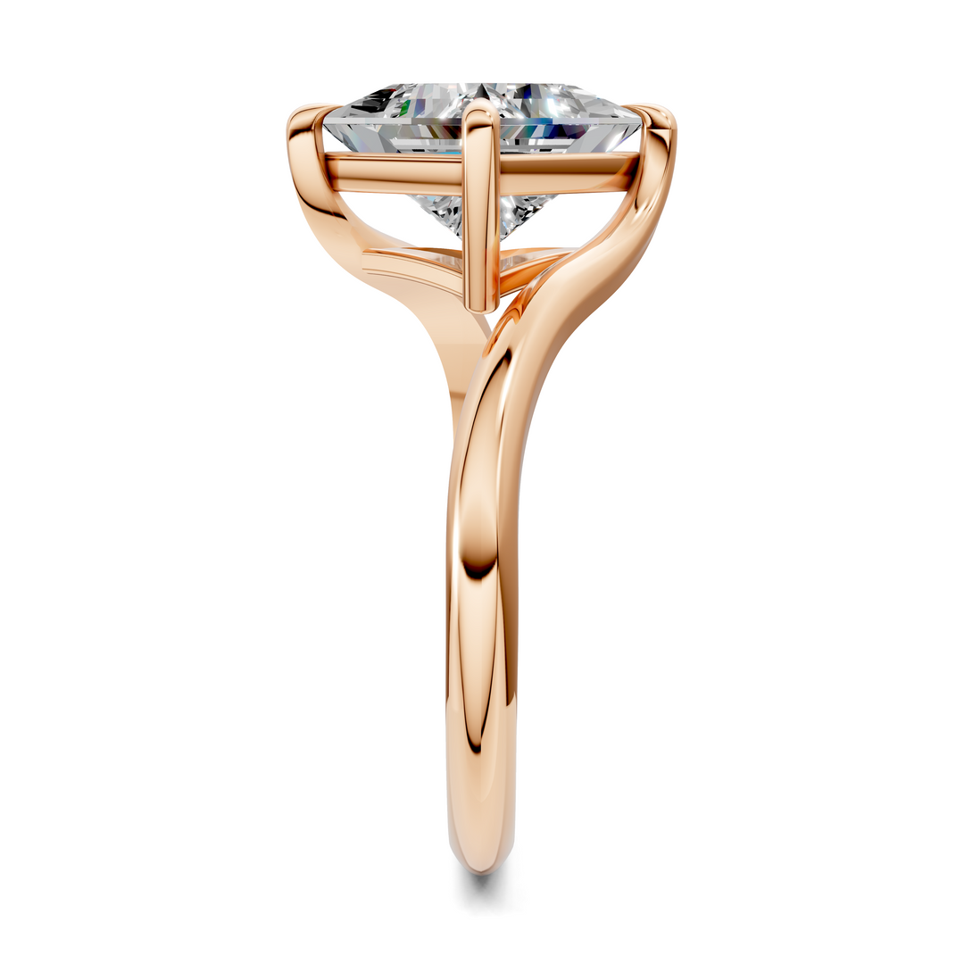 Sylvia Bypass Solitaire Ring