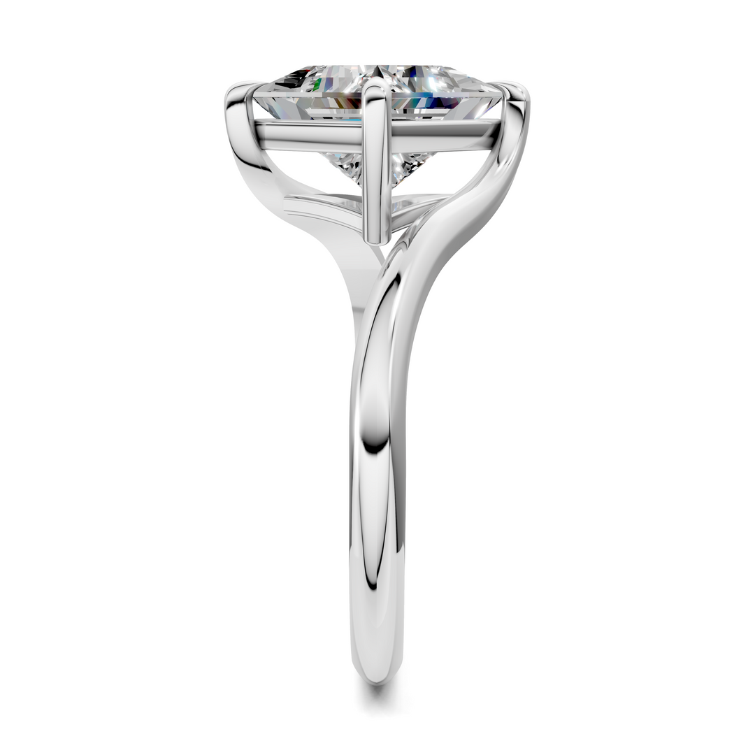 Sylvia Bypass Solitaire Ring