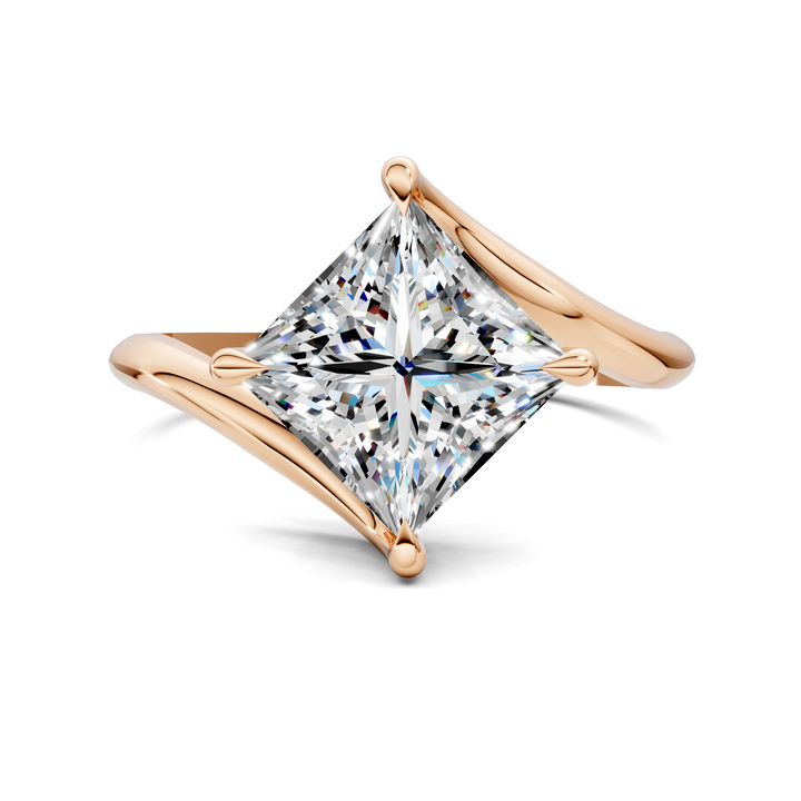 Sylvia Bypass Solitaire Ring