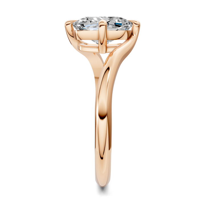 Sylvia Bypass Solitaire Ring