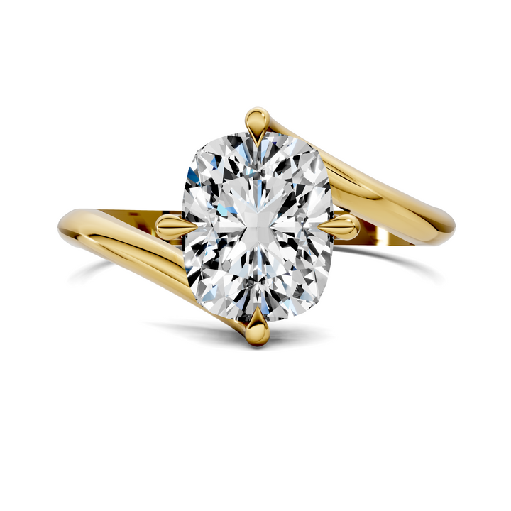Sylvia Bypass Solitaire Ring