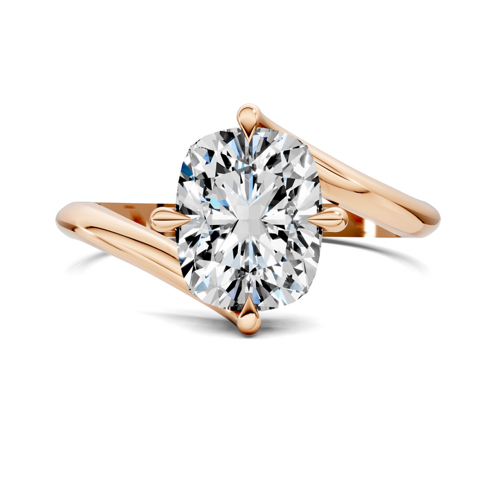 Sylvia Bypass Solitaire Ring
