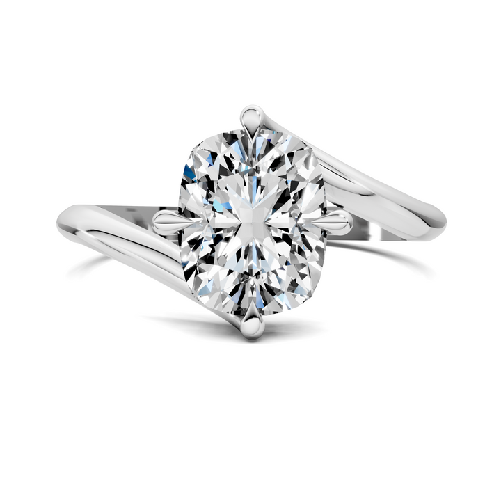 Sylvia Bypass Solitaire Ring