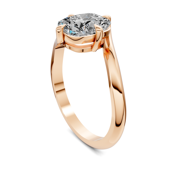 Sylvia Bypass Solitaire Ring