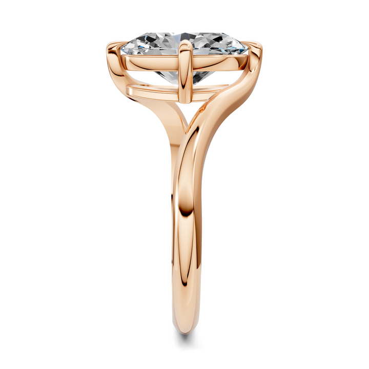Sylvia Bypass Solitaire Ring