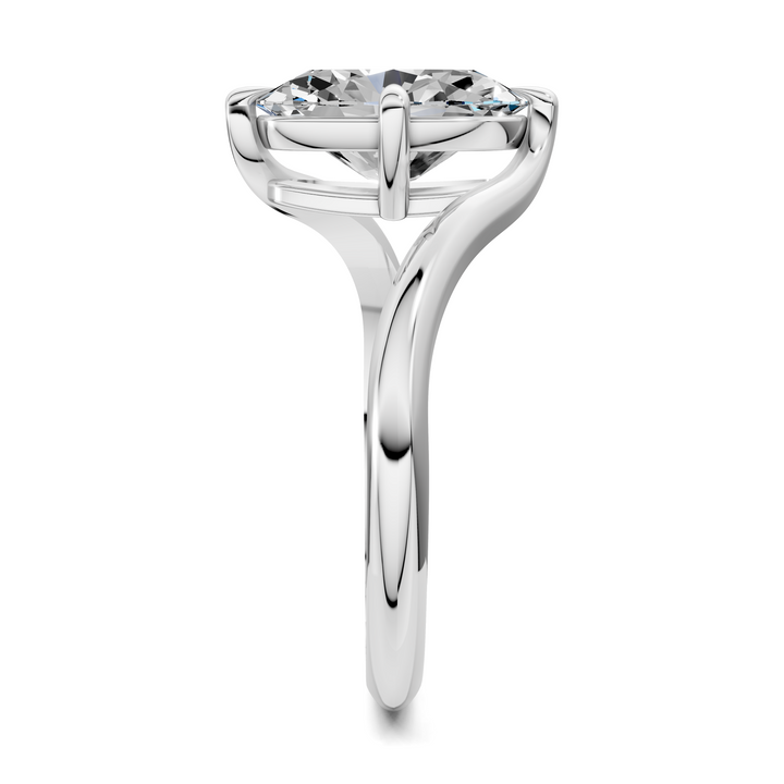Sylvia Bypass Solitaire Ring