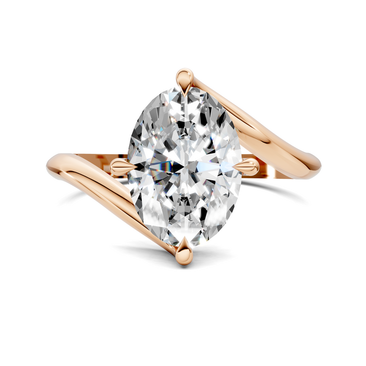Sylvia Bypass Solitaire Ring