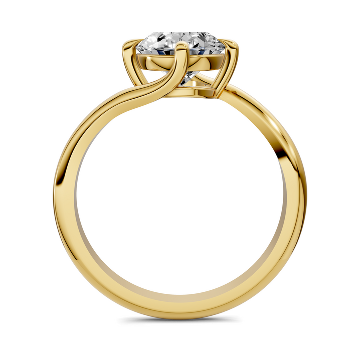 Sylvia Bypass Solitaire Ring