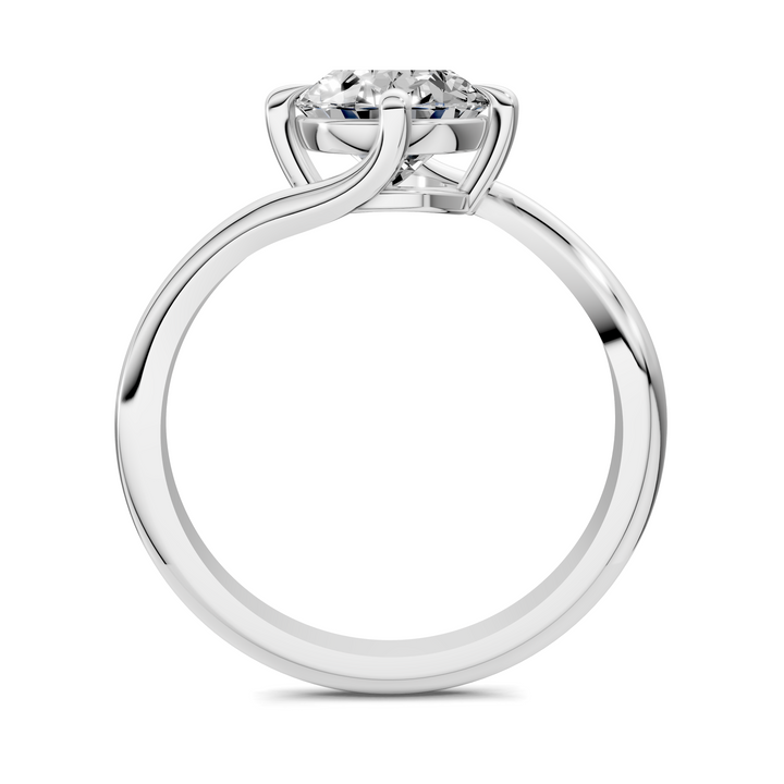 Sylvia Bypass Solitaire Ring