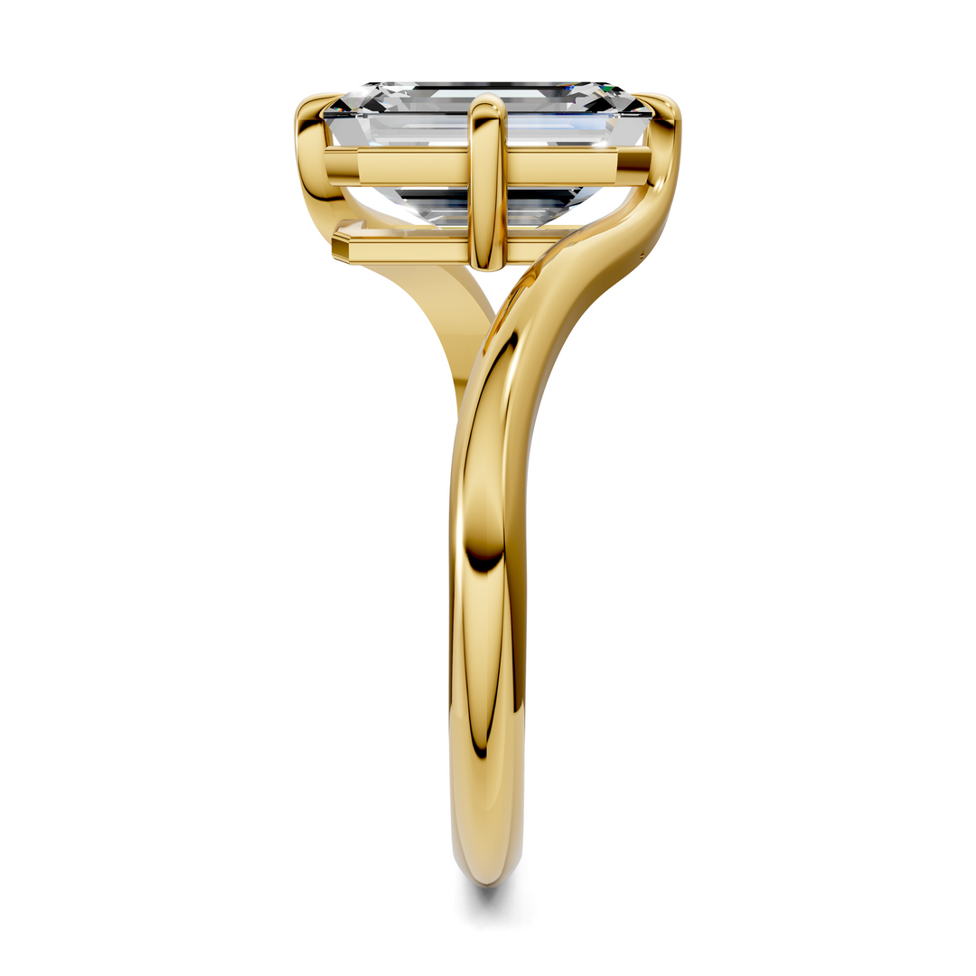 Sylvia Bypass Solitaire Ring