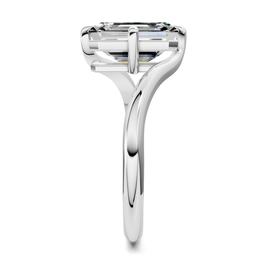 Sylvia Bypass Solitaire Ring