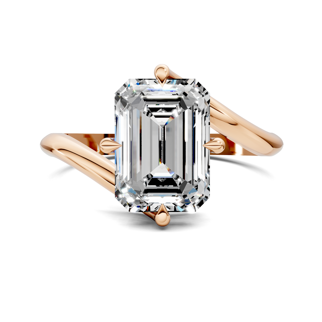 Sylvia Bypass Solitaire Ring