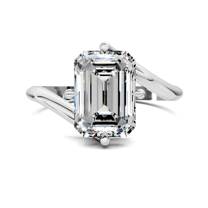 Sylvia Bypass Solitaire Ring