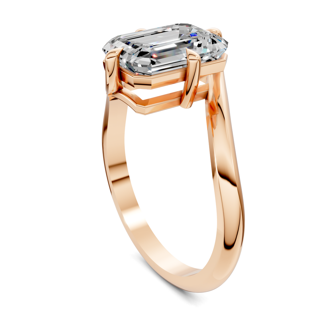 Sylvia Bypass Solitaire Ring