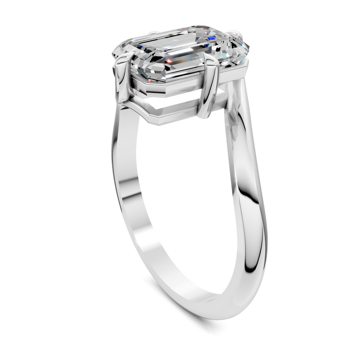 Sylvia Bypass Solitaire Ring