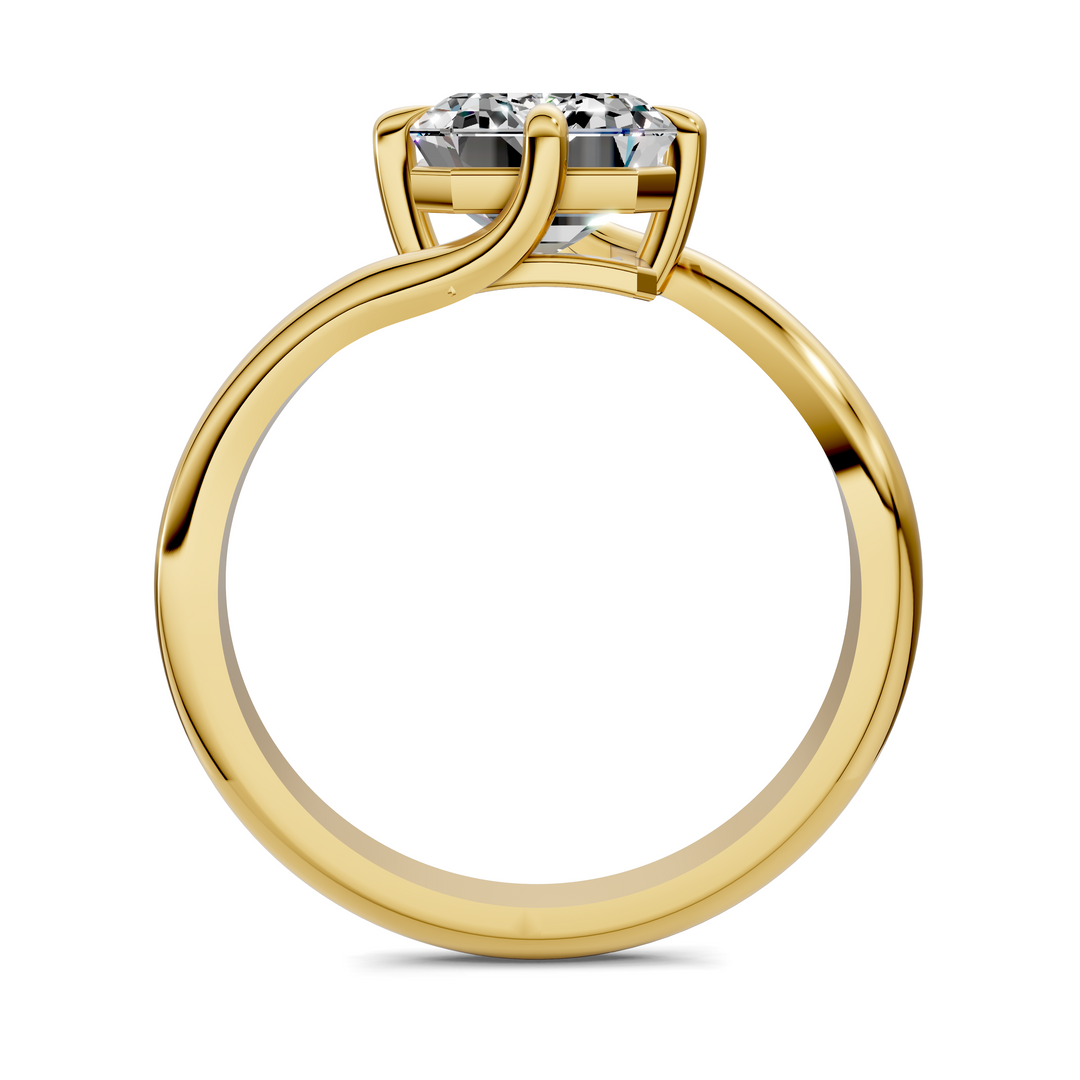 Sylvia Bypass Solitaire Ring