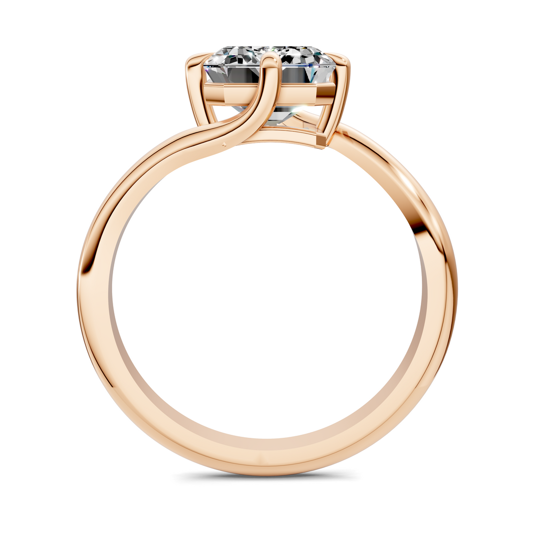 Sylvia Bypass Solitaire Ring