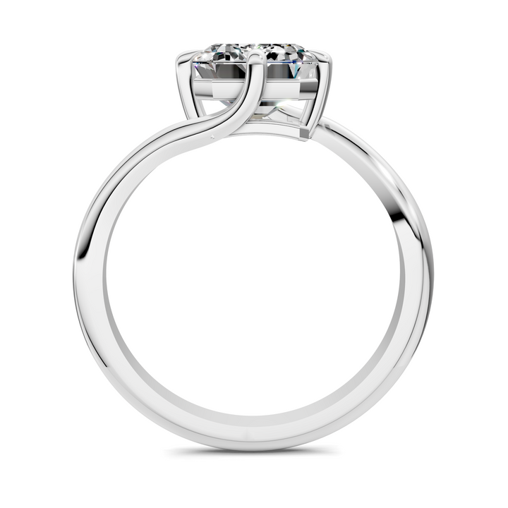 Sylvia Bypass Solitaire Ring