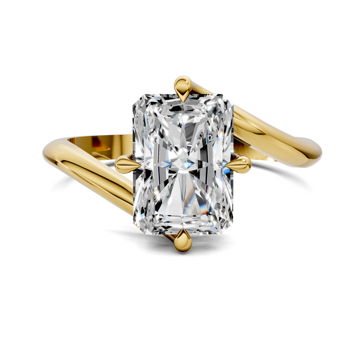 Sylvia Bypass Solitaire Ring