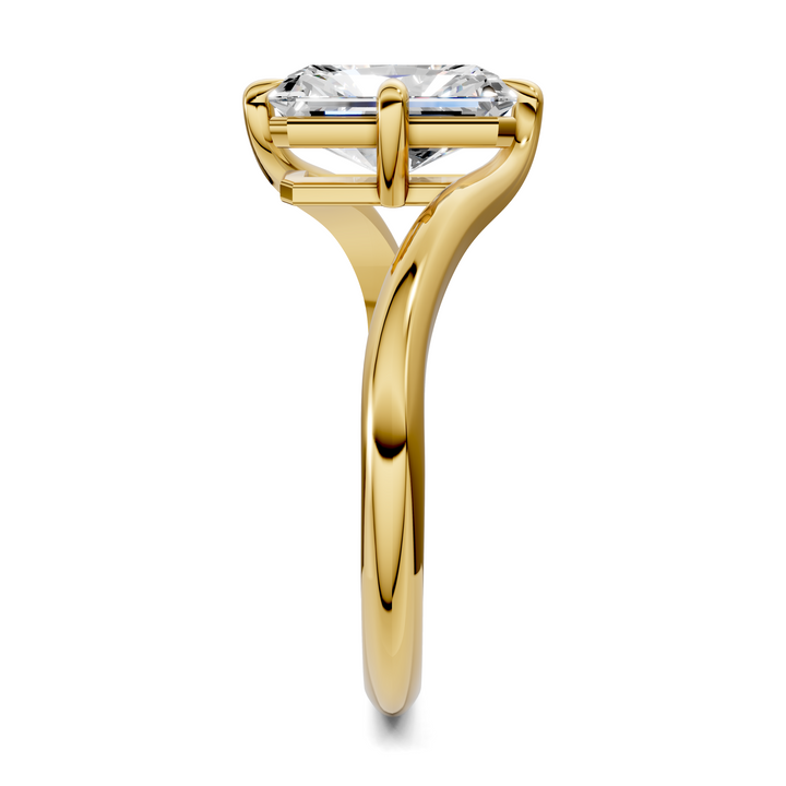 Sylvia Bypass Solitaire Ring