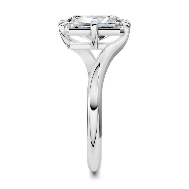 Sylvia Bypass Solitaire Ring