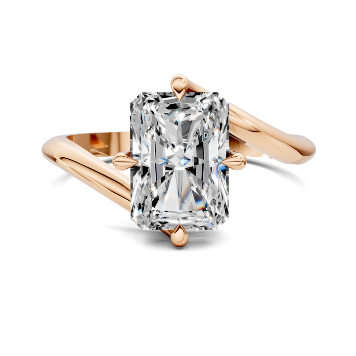 Sylvia Bypass Solitaire Ring