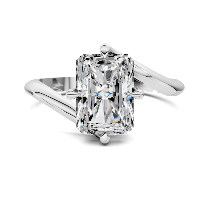 Sylvia Bypass Solitaire Ring