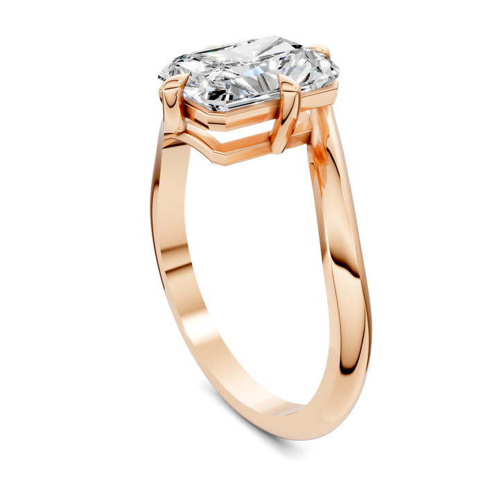 Sylvia Bypass Solitaire Ring