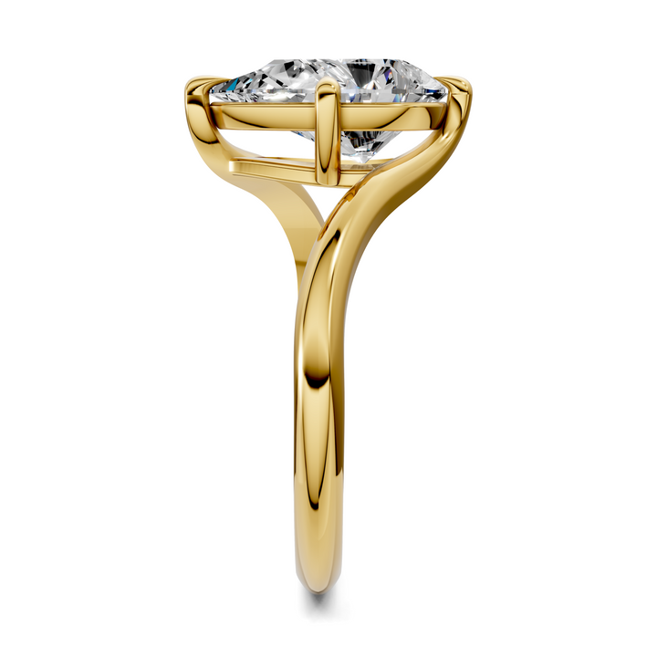 Sylvia Bypass Solitaire Ring