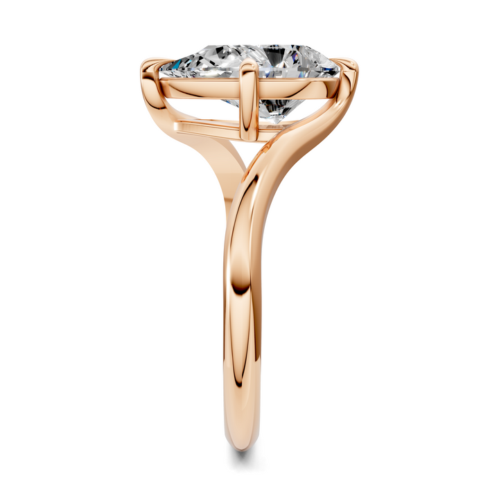 Sylvia Bypass Solitaire Ring